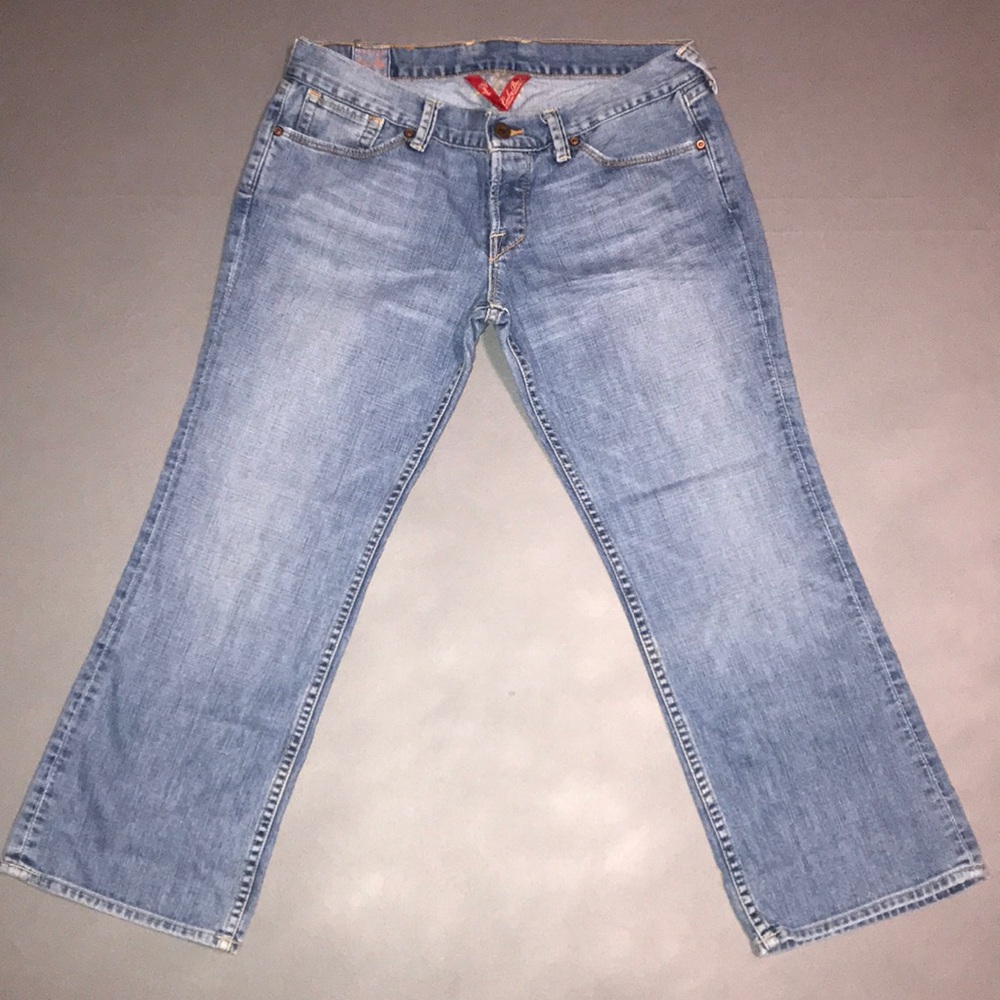 Y2K Lucky Brand Candy Crop Denim Jeans